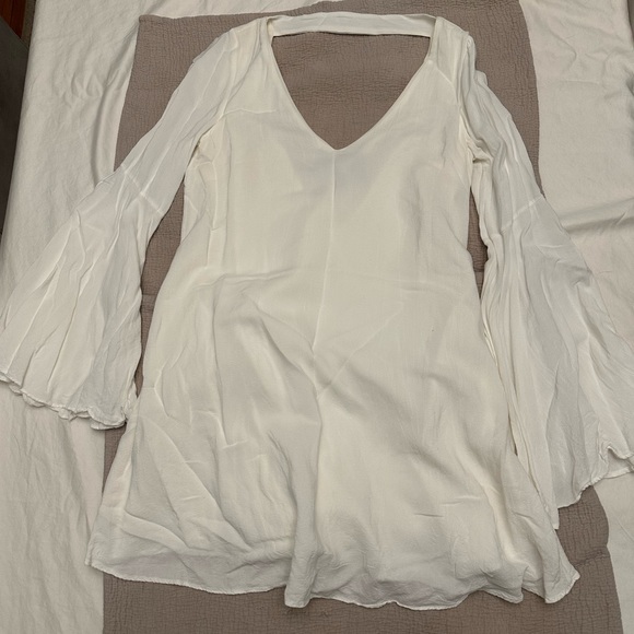 Lulus Guest of Honor White Flounce Dress - Picture 2 of 4